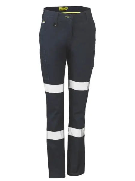 Bisley Women's Taped Cotton Cargo Pants BPL6115T Metro Workwear.